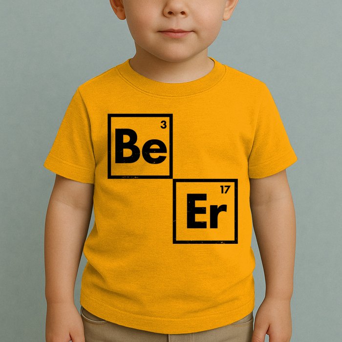 Funny Periodic Table Elements Be Er Beer Toddler T-Shirt