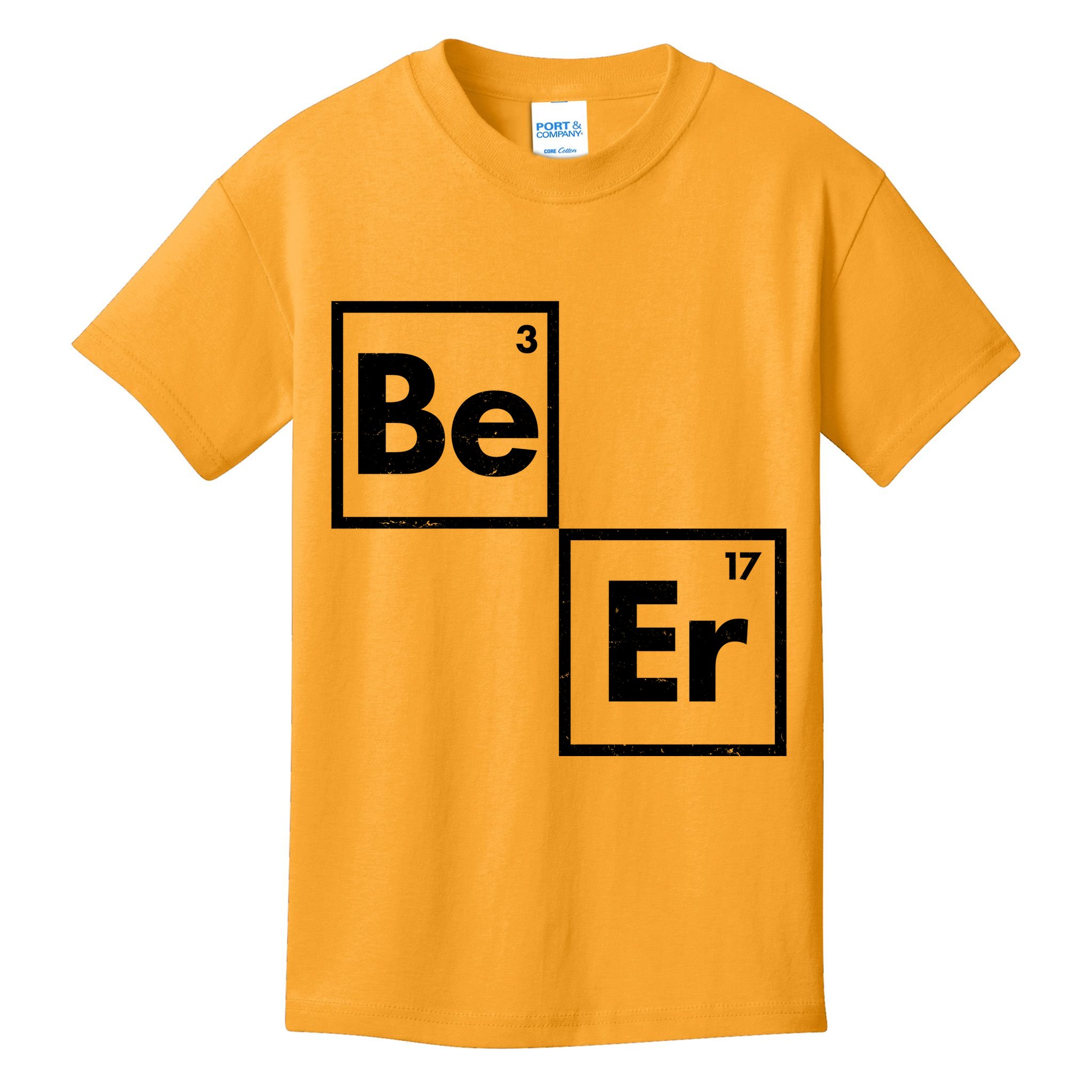 Funny Periodic Table Elements Be Er Beer Kids T-Shirt