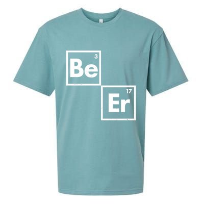 Funny Periodic Table Elements Be Er Beer Sueded Cloud Jersey T-Shirt