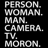 Funny Person Woman Man Camera TV Moron Sustainable Bucket Hat