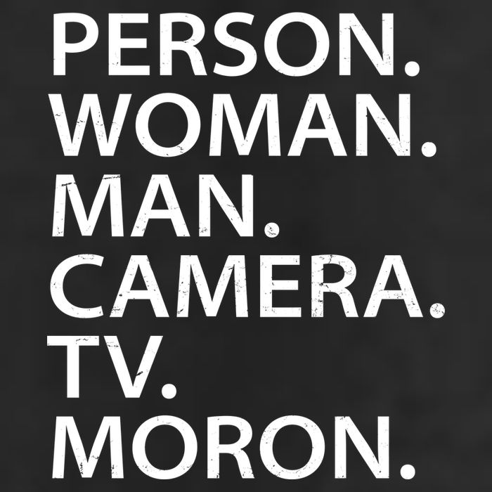 Funny Person Woman Man Camera TV Moron Adult Drive Performance Visor