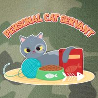 Funny Personal Cat Servant Legacy Tie Dye Trucker Hat