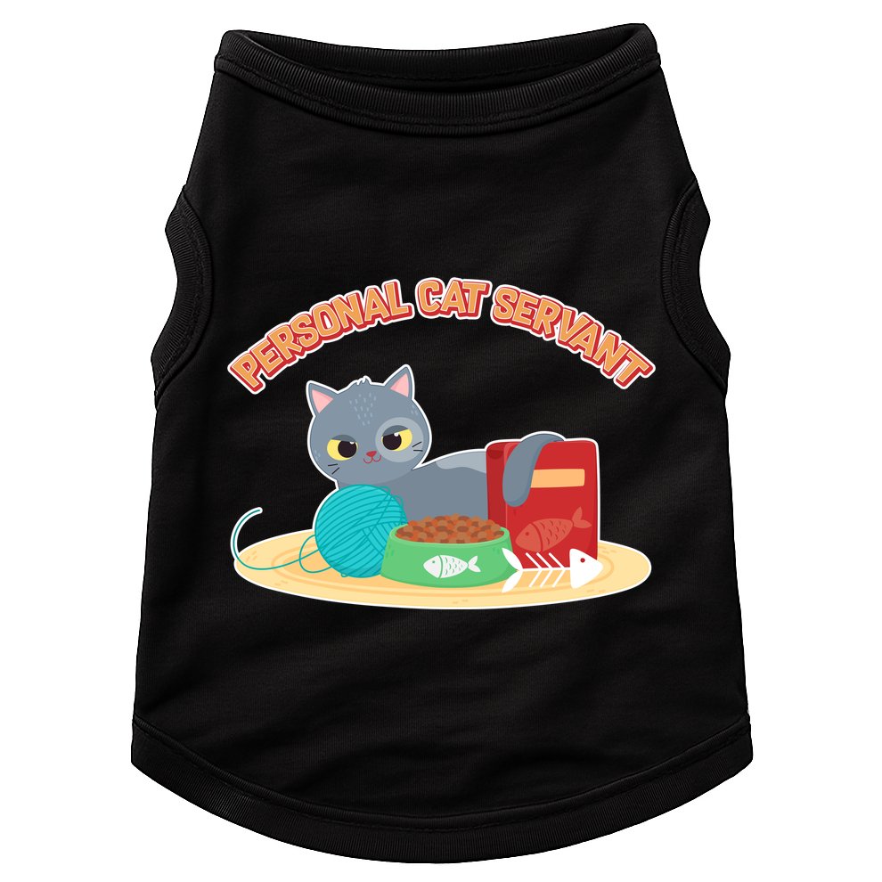 Funny Personal Cat Servant Doggie Tank