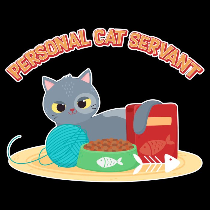 Funny Personal Cat Servant Daily Commute Backpack