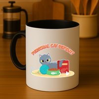 Funny Personal Cat Servant Mug