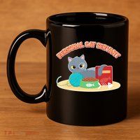 Funny Personal Cat Servant 11oz C Handle Ceramic Mug