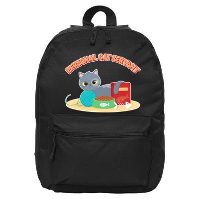 Funny Personal Cat Servant 16 in Basic Backpack
