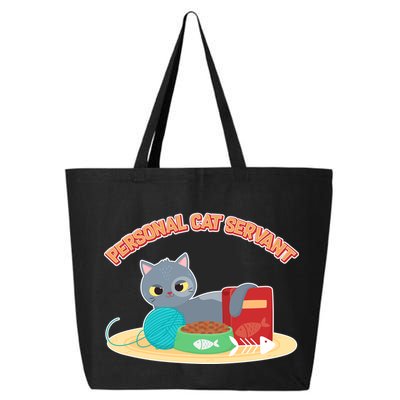 Funny Personal Cat Servant 25L Jumbo Tote