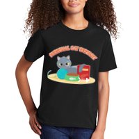 Funny Personal Cat Servant Kids T-Shirt