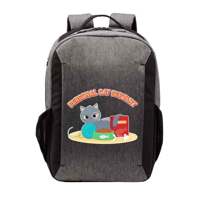 Funny Personal Cat Servant Vector Backpack