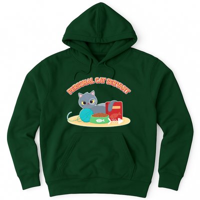 Funny Personal Cat Servant Hoodie