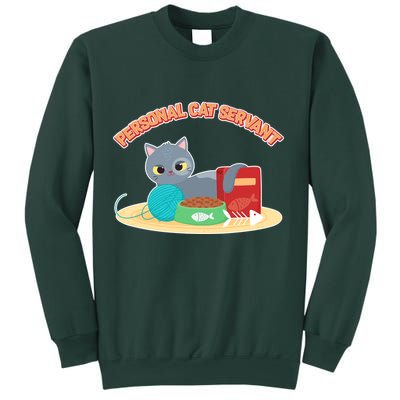 Funny Personal Cat Servant Sweatshirt
