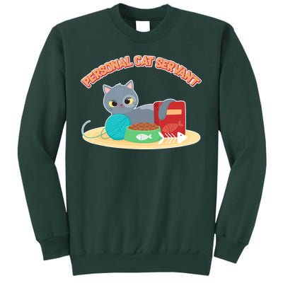 Funny Personal Cat Servant Sweatshirt