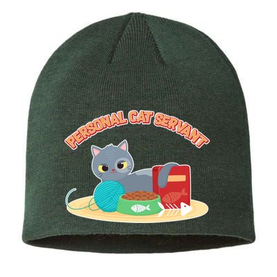 Funny Personal Cat Servant Sustainable Beanie
