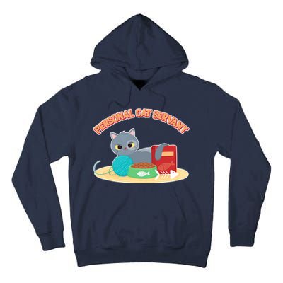 Funny Personal Cat Servant Tall Hoodie