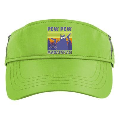 Funny Pew Pew Madafakas Adult Drive Performance Visor