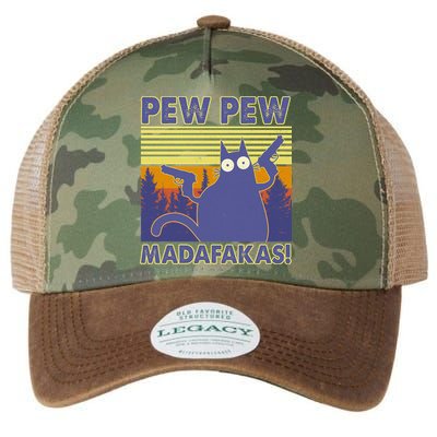 Funny Pew Pew Madafakas Legacy Tie Dye Trucker Hat
