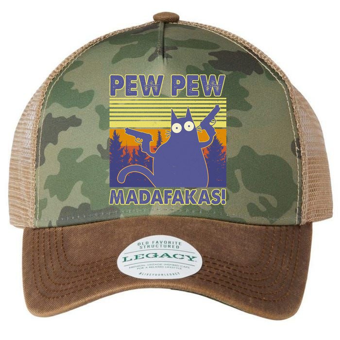 Funny Pew Pew Madafakas Legacy Tie Dye Trucker Hat
