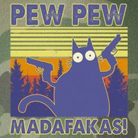 Funny Pew Pew Madafakas Legacy Tie Dye Trucker Hat