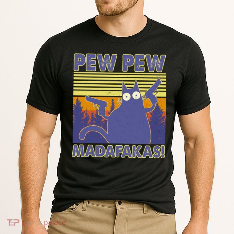 Funny Pew Pew Madafakas Performance Shirt