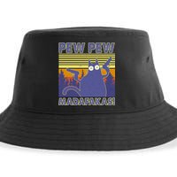 Funny Pew Pew Madafakas Sustainable Bucket Hat
