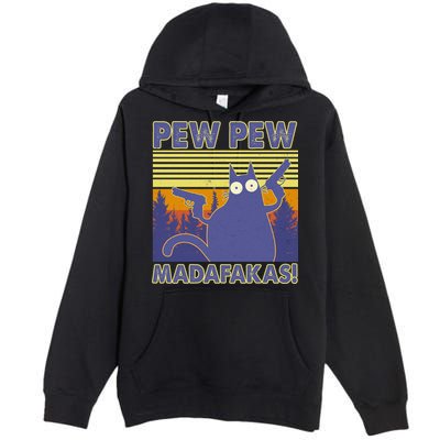 Funny Pew Pew Madafakas Premium Pullover Hoodie