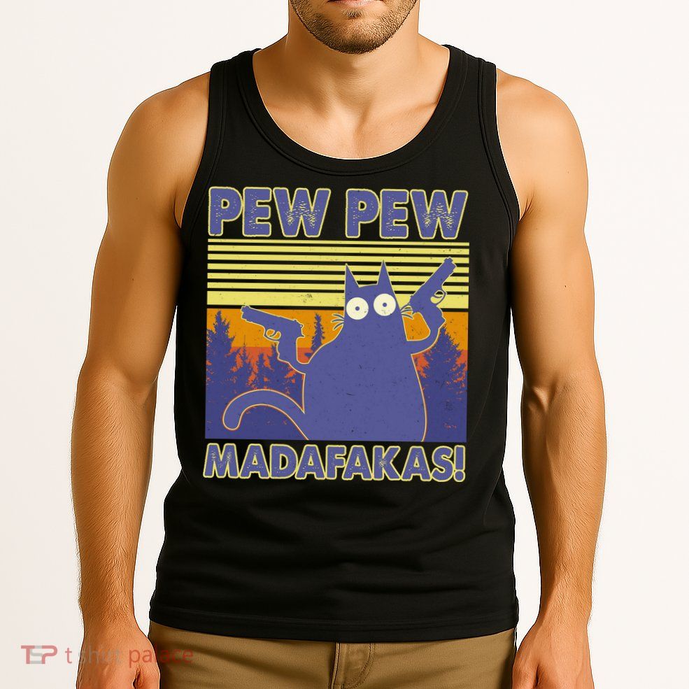 Funny Pew Pew Madafakas Tank Top