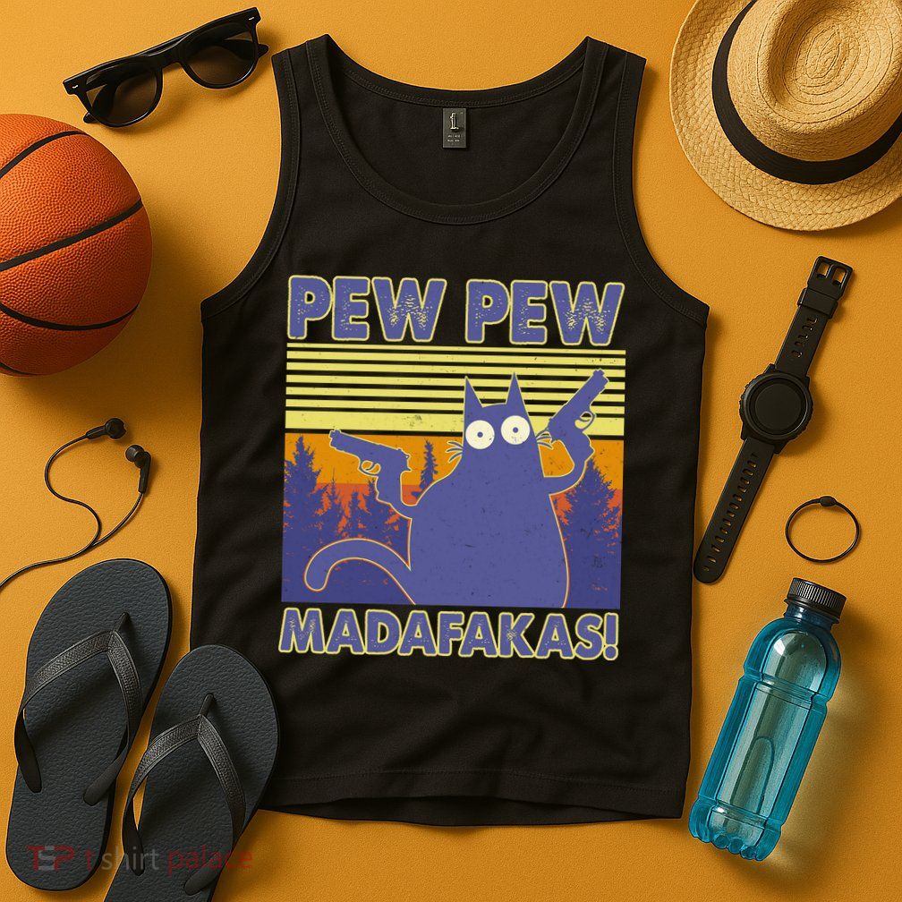 Funny Pew Pew Madafakas Tank Top