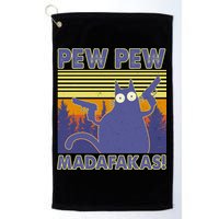 Funny Pew Pew Madafakas Golf Towel