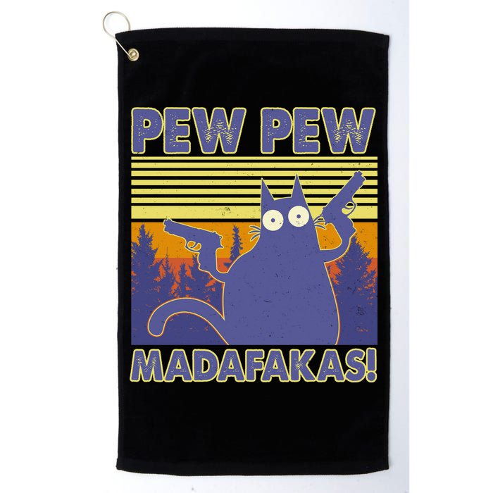 Funny Pew Pew Madafakas Golf Towel
