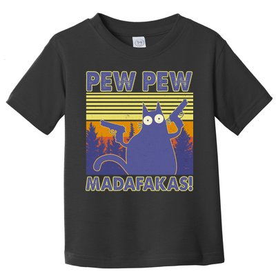 Funny Pew Pew Madafakas Toddler T-Shirt