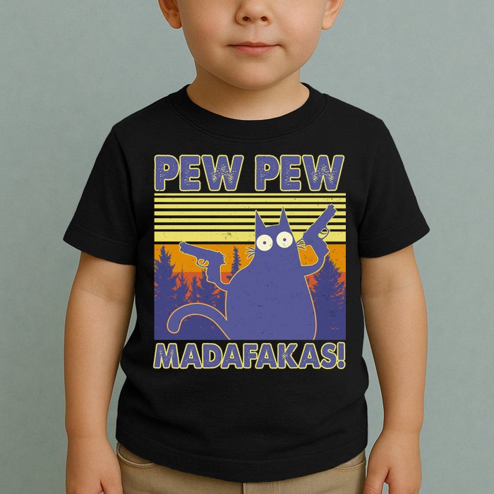 Funny Pew Pew Madafakas Toddler T-Shirt