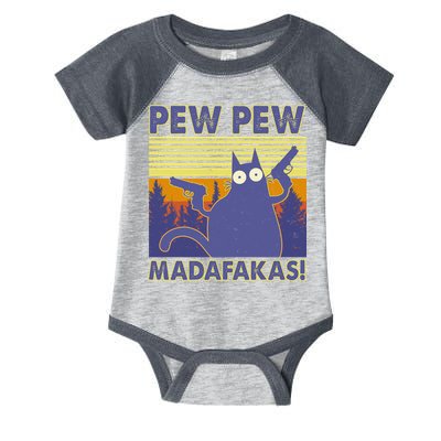 Funny Pew Pew Madafakas Infant Baby Jersey Bodysuit