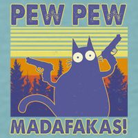 Funny Pew Pew Madafakas Sueded Cloud Jersey T-Shirt