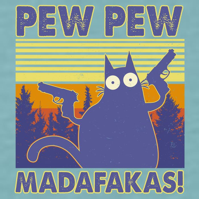 Funny Pew Pew Madafakas Sueded Cloud Jersey T-Shirt