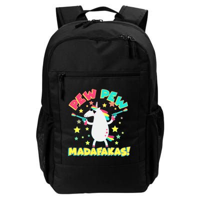Funny Pew Pew Madafakas Unicorn Backpack