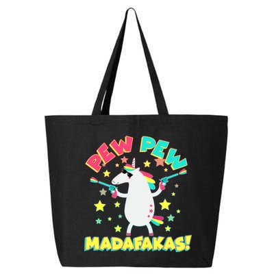 Funny Pew Pew Madafakas Unicorn 25L Jumbo Tote