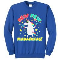 Funny Pew Pew Madafakas Unicorn Sweatshirt