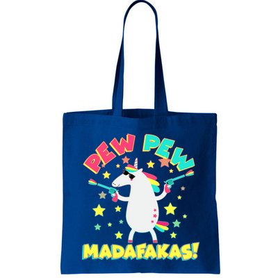 Funny Pew Pew Madafakas Unicorn Bag
