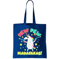 Funny Pew Pew Madafakas Unicorn Bag