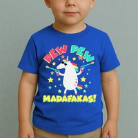 Funny Pew Pew Madafakas Unicorn Toddler T-Shirt