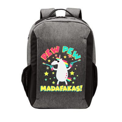 Funny Pew Pew Madafakas Unicorn Vector Backpack