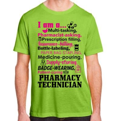 Funny Pharmacy Technician Adult ChromaSoft Performance T-Shirt