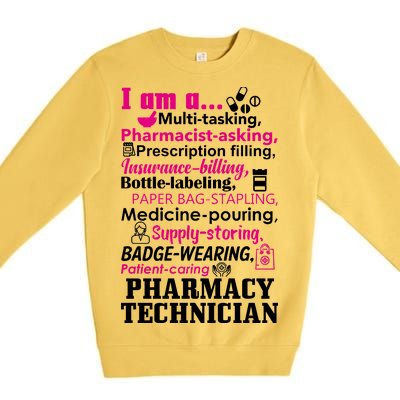 Funny Pharmacy Technician Premium Crewneck Sweatshirt