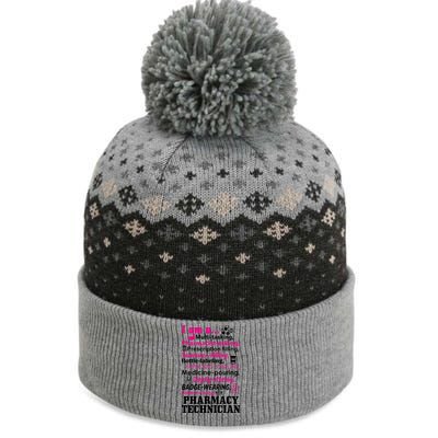 Funny Pharmacy Technician The Baniff Cuffed Pom Beanie