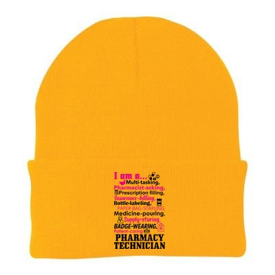 Funny Pharmacy Technician Knit Cap Winter Beanie