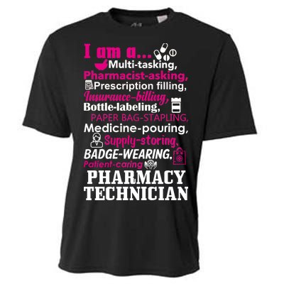 Funny Pharmacy Technician Cooling Performance Crew T-Shirt