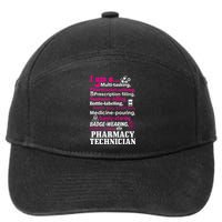 Funny Pharmacy Technician 7-Panel Snapback Hat