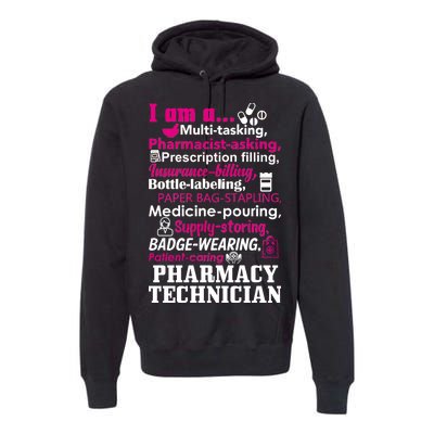 Funny Pharmacy Technician Premium Hoodie