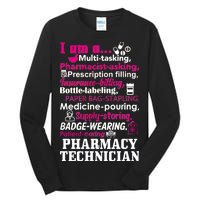 Funny Pharmacy Technician Tall Long Sleeve T-Shirt